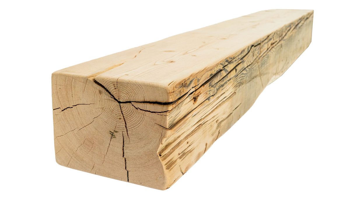 Reclaimed Wood Fireplace Mantel - Dakota Timber Co - Fireplace Mantels