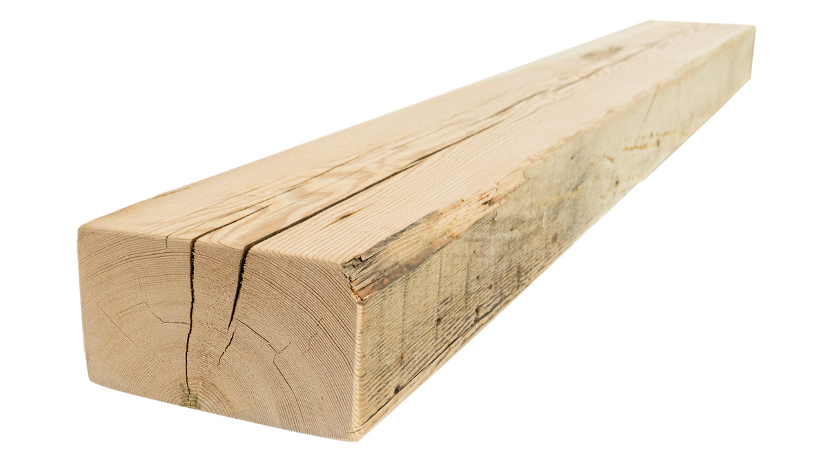 Reclaimed Wood Fireplace Mantel - Dakota Timber Co - Fireplace Mantels