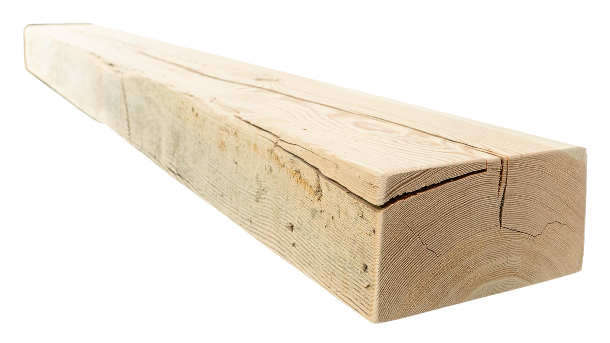 Reclaimed Wood Fireplace Mantel - Dakota Timber Co - Fireplace Mantels
