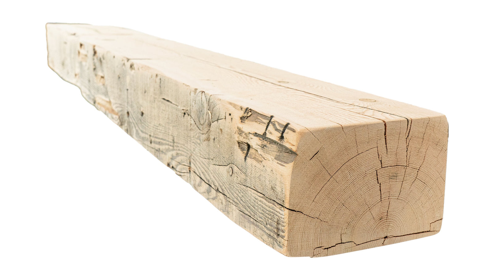 Reclaimed Wood Fireplace Mantel - Dakota Timber Co - Fireplace Mantels