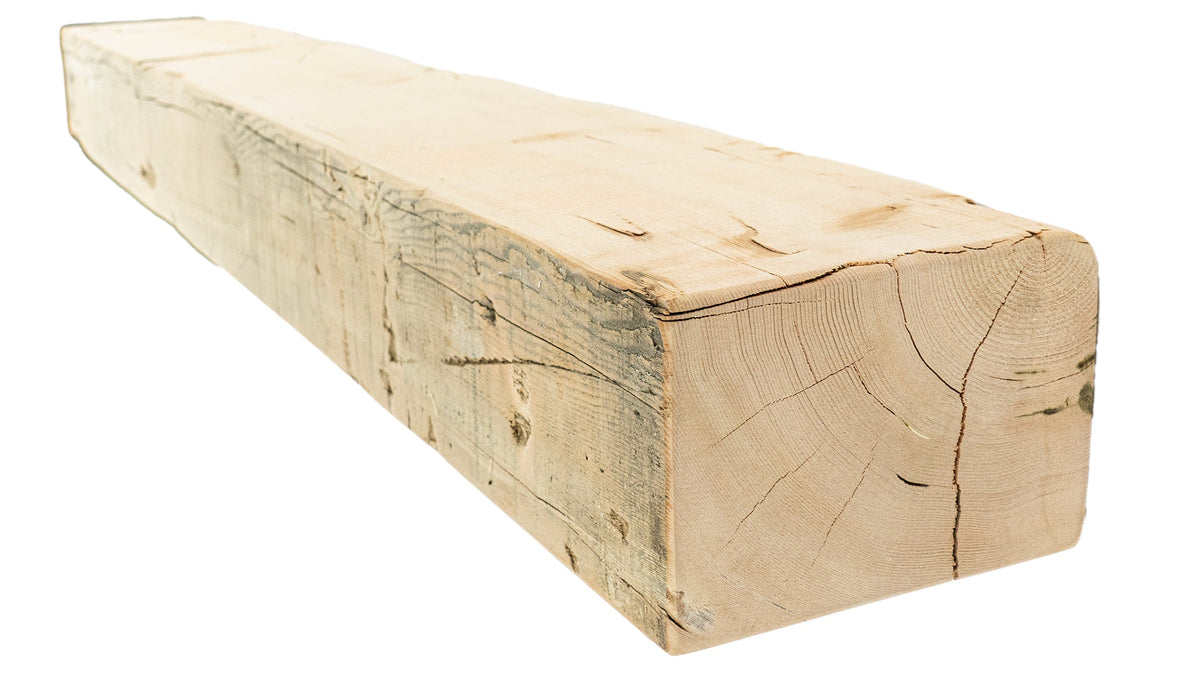 Reclaimed Wood Fireplace Mantel - Dakota Timber Co - Fireplace Mantels