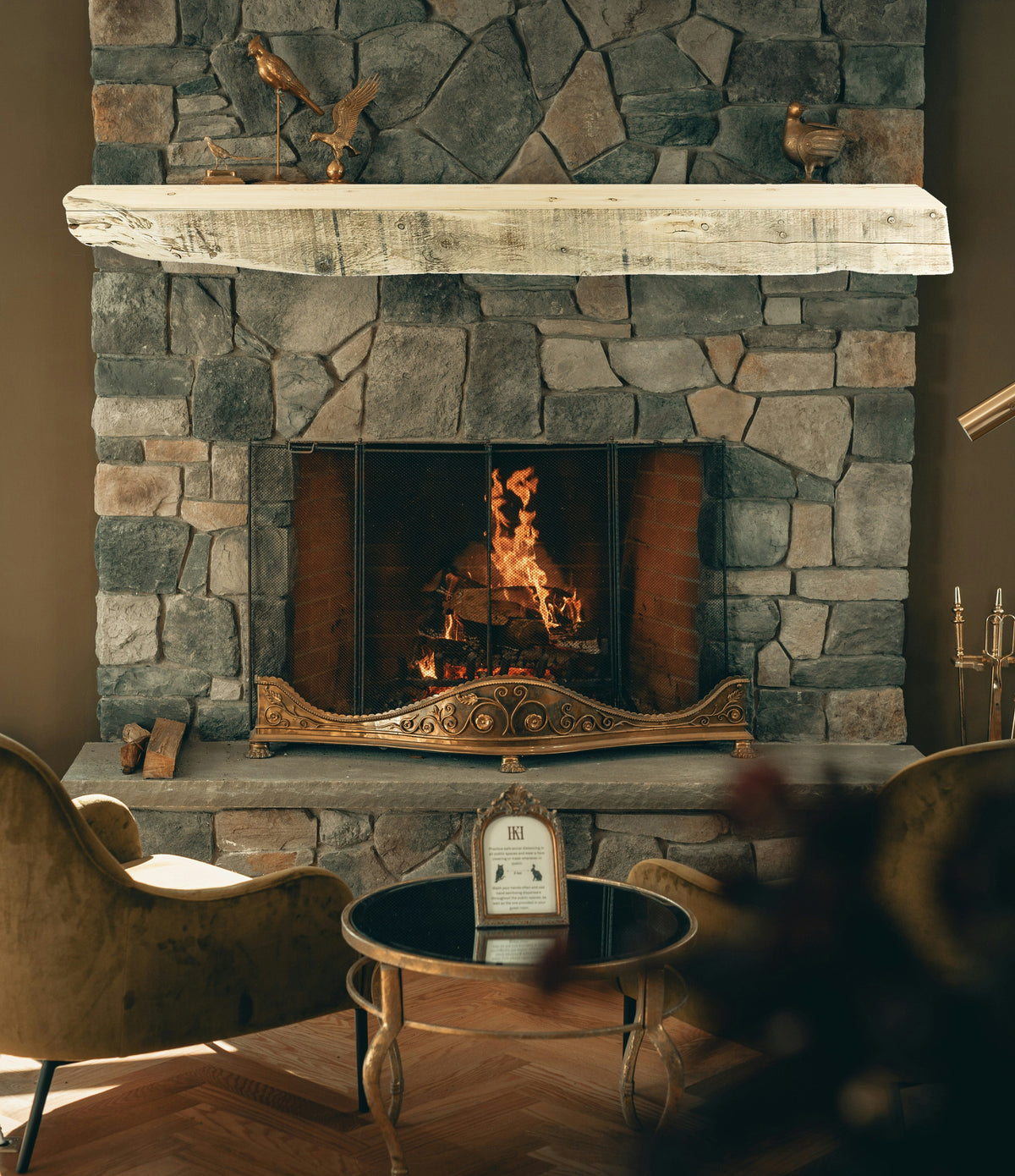 Reclaimed Wood Fireplace Mantel - Dakota Timber Co - Fireplace Mantels