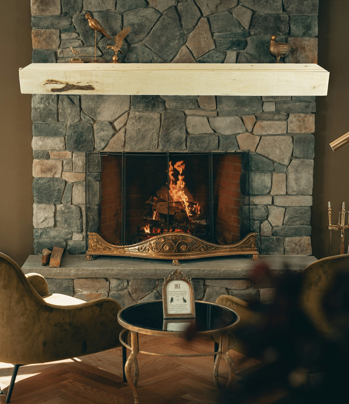 Reclaimed Wood Fireplace Mantel - Dakota Timber Co - Fireplace Mantels