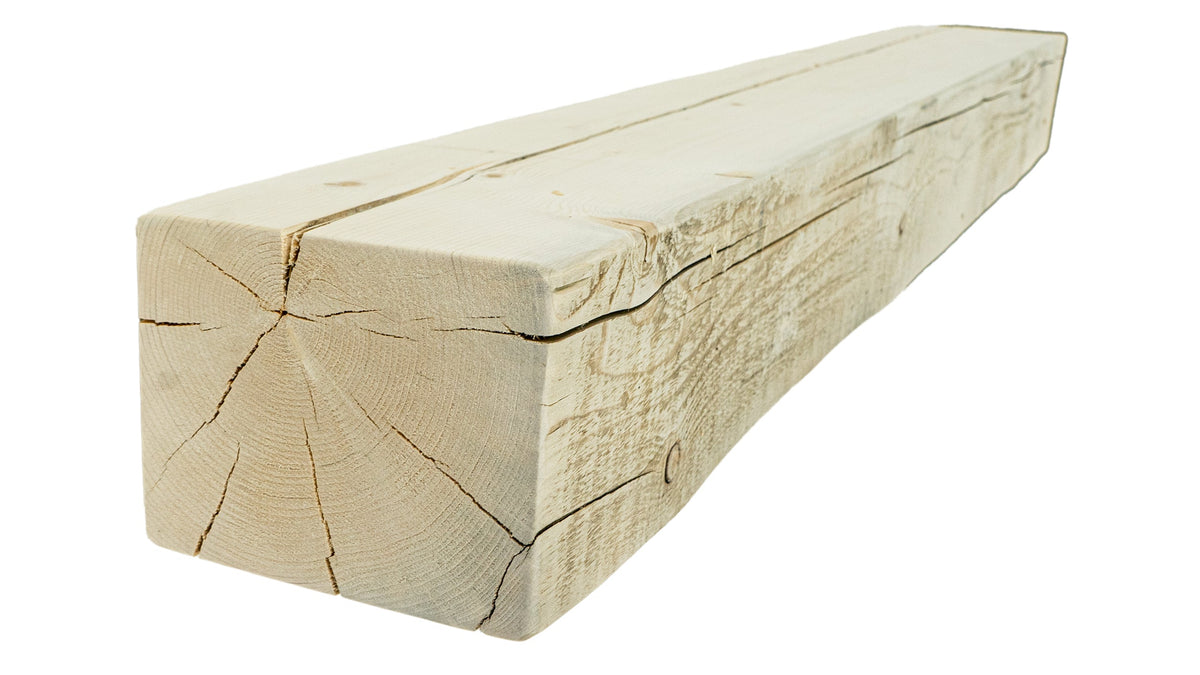 Reclaimed Wood Fireplace Mantel - Dakota Timber Co - Fireplace Mantels