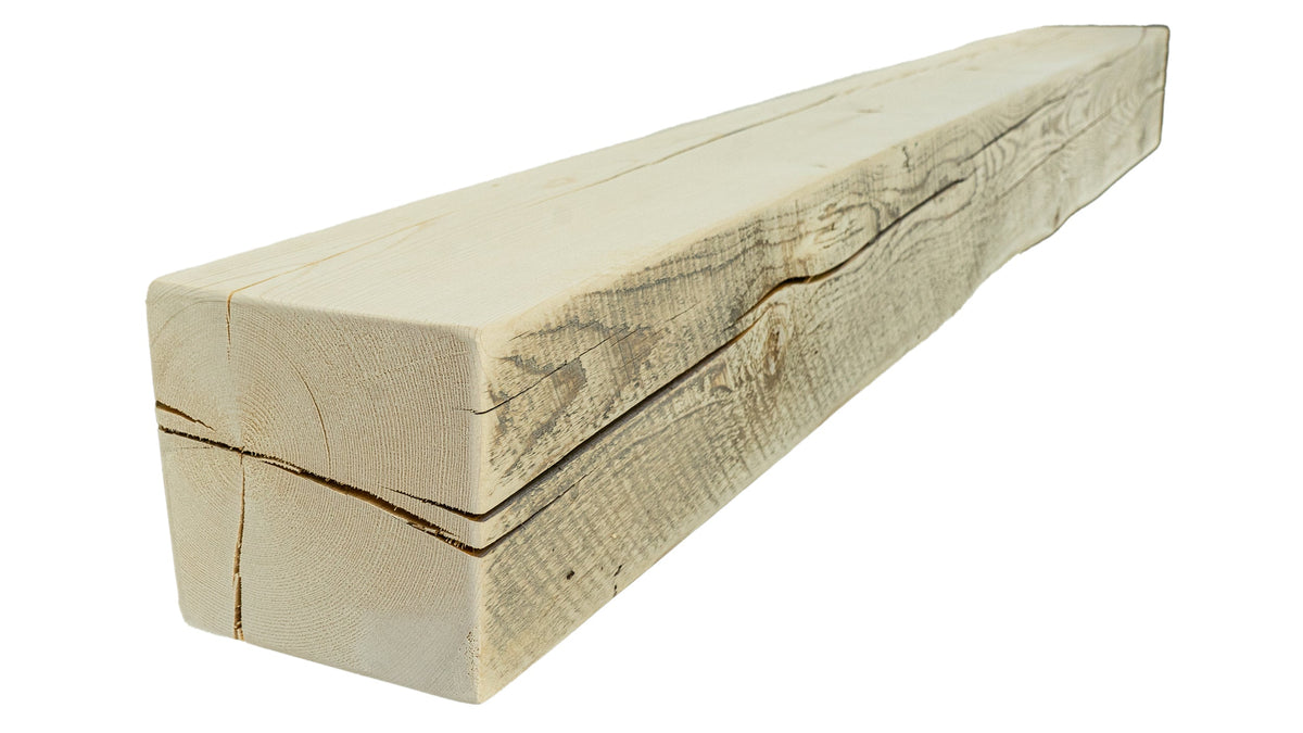 Reclaimed Wood Fireplace Mantel - Dakota Timber Co - Fireplace Mantels