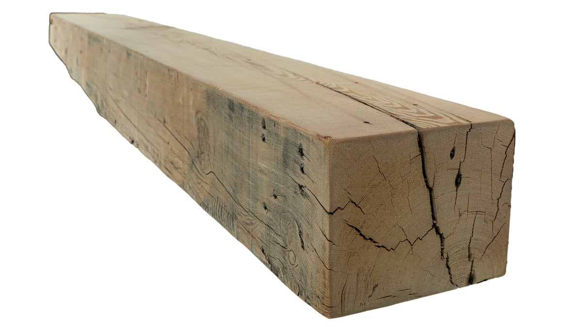 Reclaimed Wood Fireplace Mantel - Dakota Timber Co - Fireplace Mantels