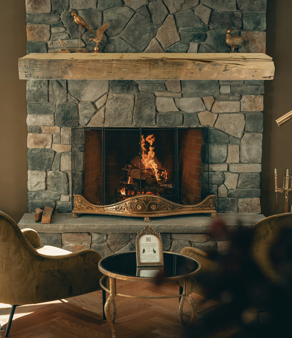 Reclaimed Wood Fireplace Mantel - Dakota Timber Co - Fireplace Mantels