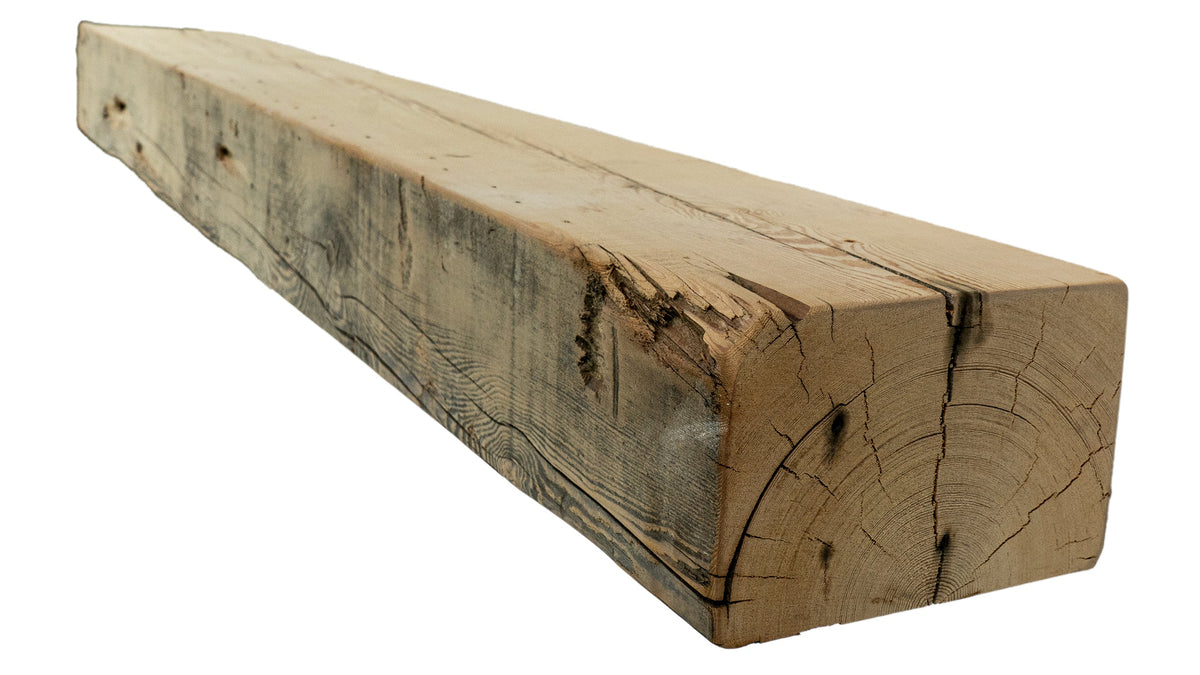 Reclaimed Wood Fireplace Mantel - Dakota Timber Co - Fireplace Mantels