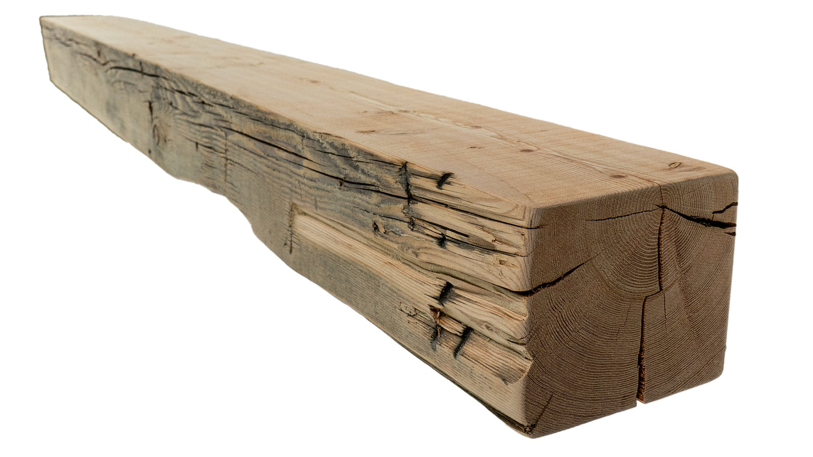 Reclaimed Wood Fireplace Mantel - Dakota Timber Co - Fireplace Mantels