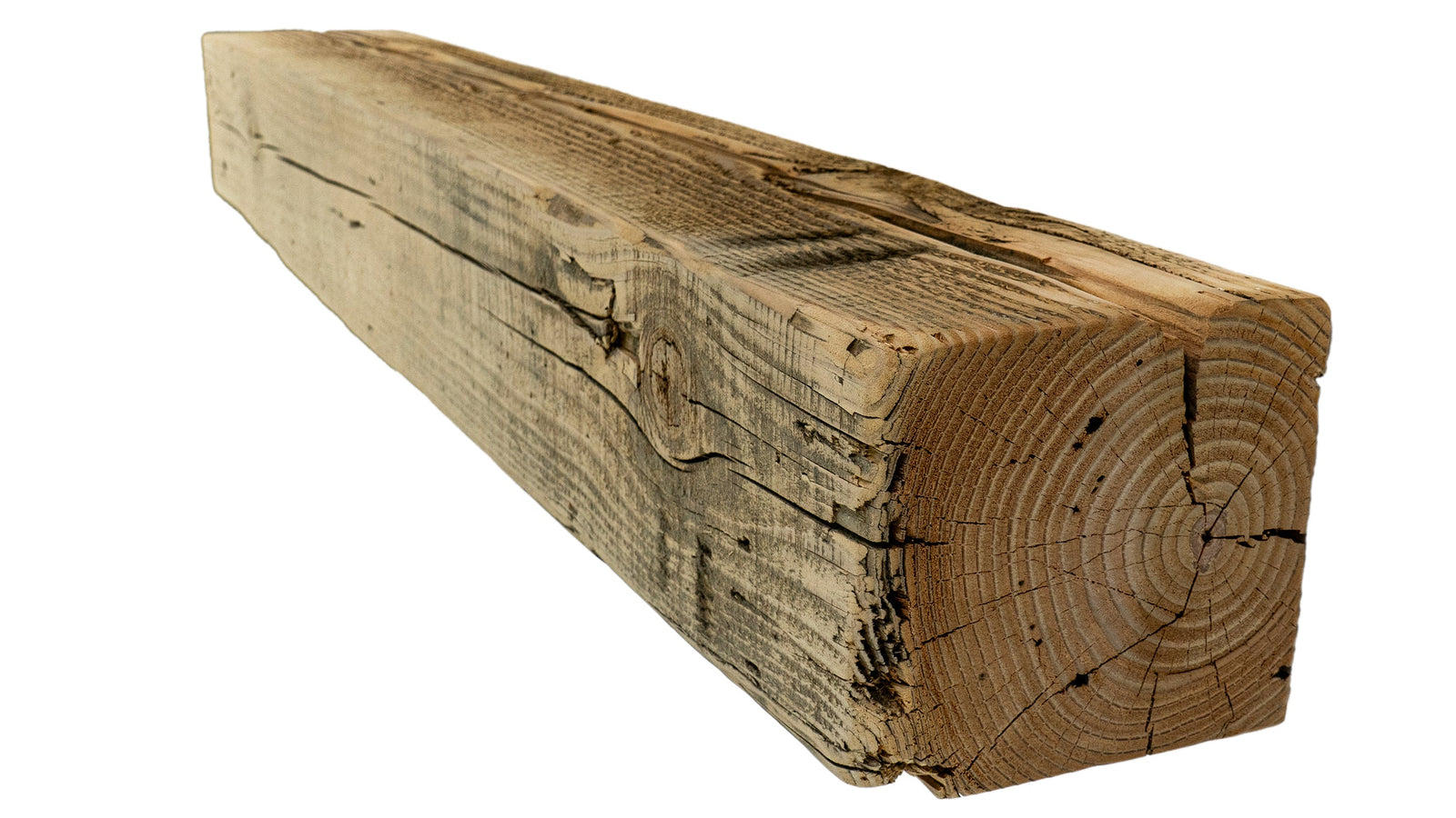 Reclaimed Wood Fireplace Mantel - Dakota Timber Co - Fireplace Mantels