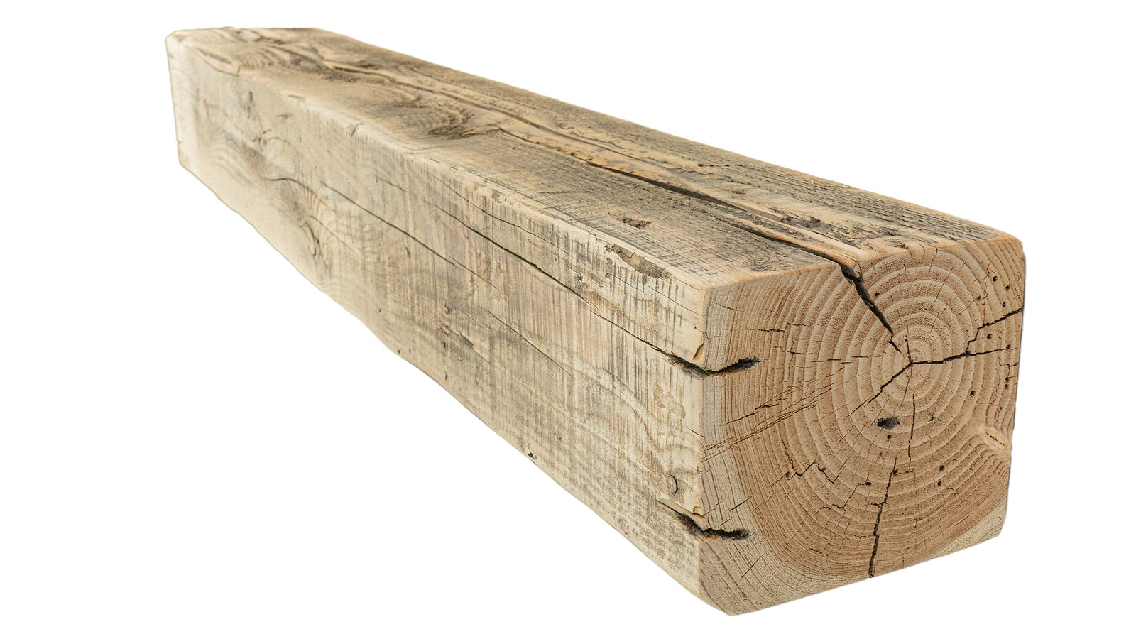Reclaimed Wood Fireplace Mantel - Dakota Timber Co - Fireplace Mantels