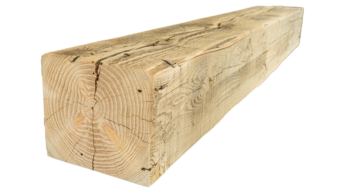 Reclaimed Wood Fireplace Mantel - Dakota Timber Co - Fireplace Mantels