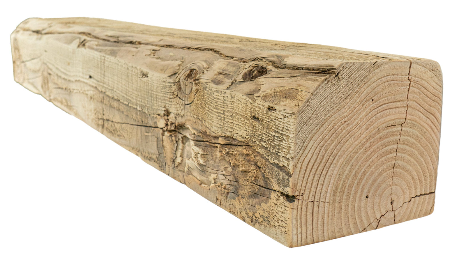 Reclaimed Wood Fireplace Mantel - Dakota Timber Co - Fireplace Mantels