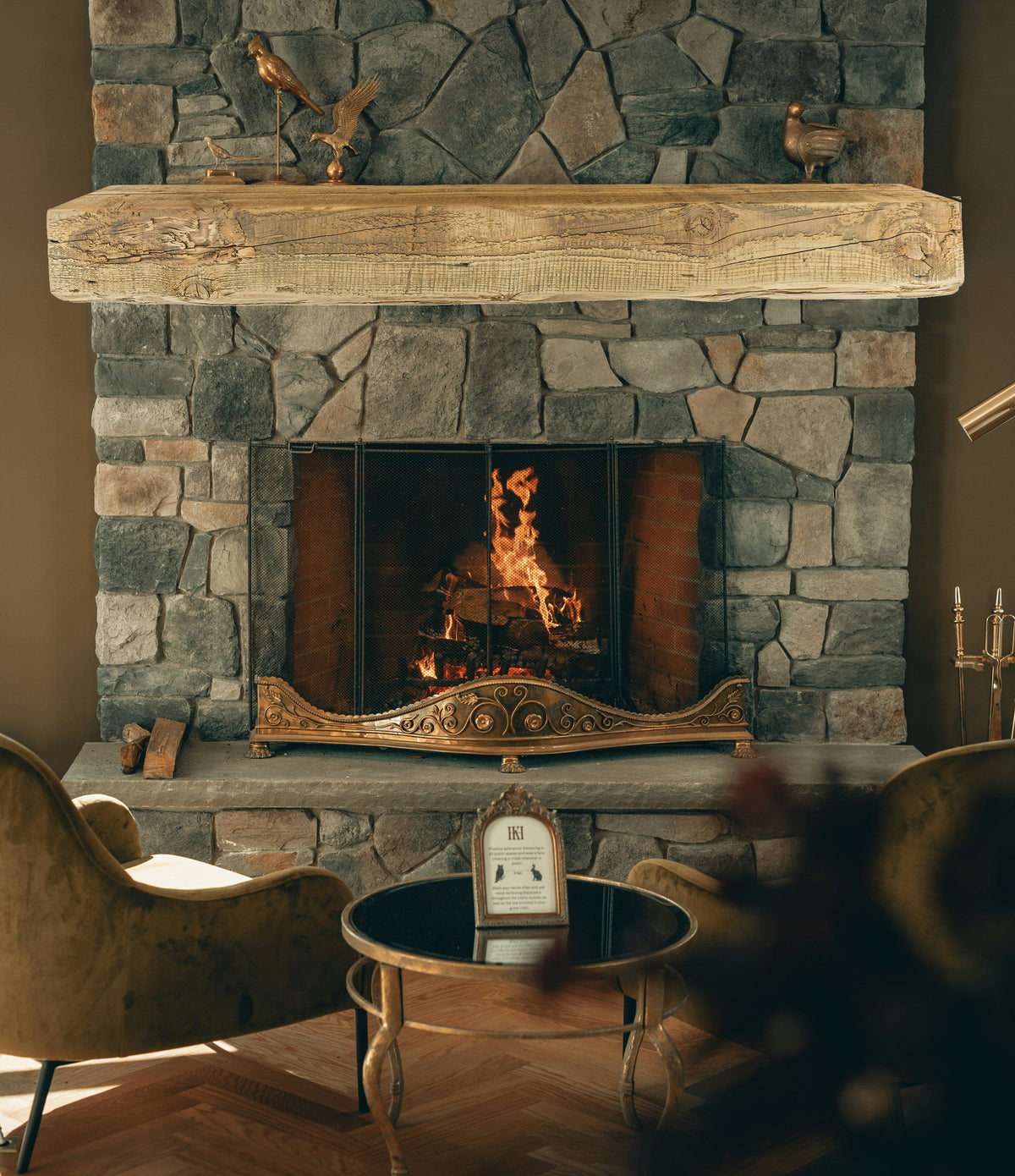 Reclaimed Wood Fireplace Mantel - Dakota Timber Co - Fireplace Mantels