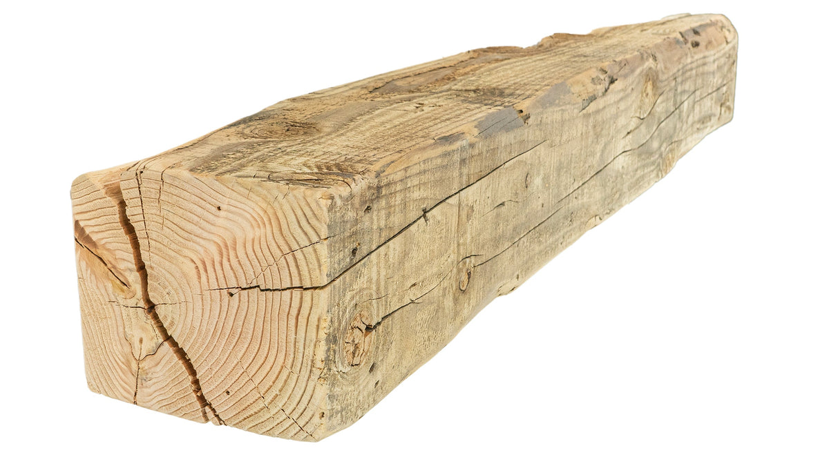 Reclaimed Wood Fireplace Mantel - Dakota Timber Co - Fireplace Mantels