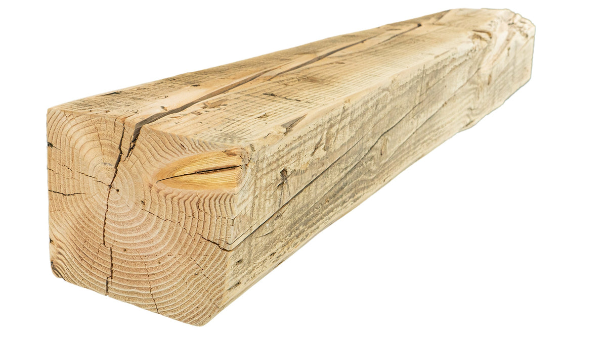 Reclaimed Wood Fireplace Mantel - Dakota Timber Co - Fireplace Mantels