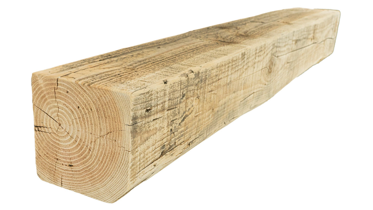 Reclaimed Wood Fireplace Mantel - Dakota Timber Co - Fireplace Mantels