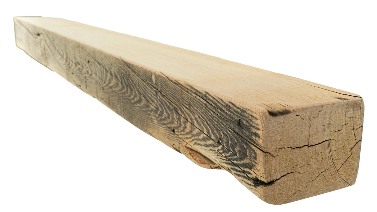 Reclaimed Wood Fireplace Mantel - Dakota Timber Co - Fireplace Mantels