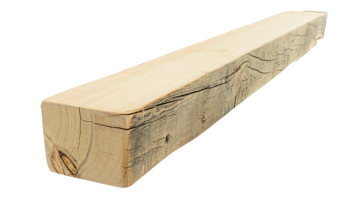 Reclaimed Wood Fireplace Mantel - Dakota Timber Co - Fireplace Mantels