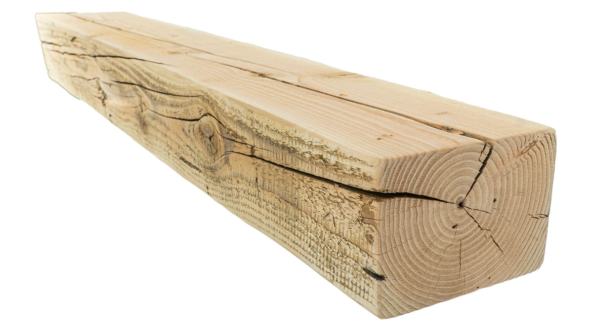 Reclaimed Wood Fireplace Mantel - Dakota Timber Co - Fireplace Mantels