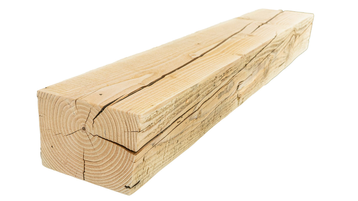 Reclaimed Wood Fireplace Mantel - Dakota Timber Co - Fireplace Mantels