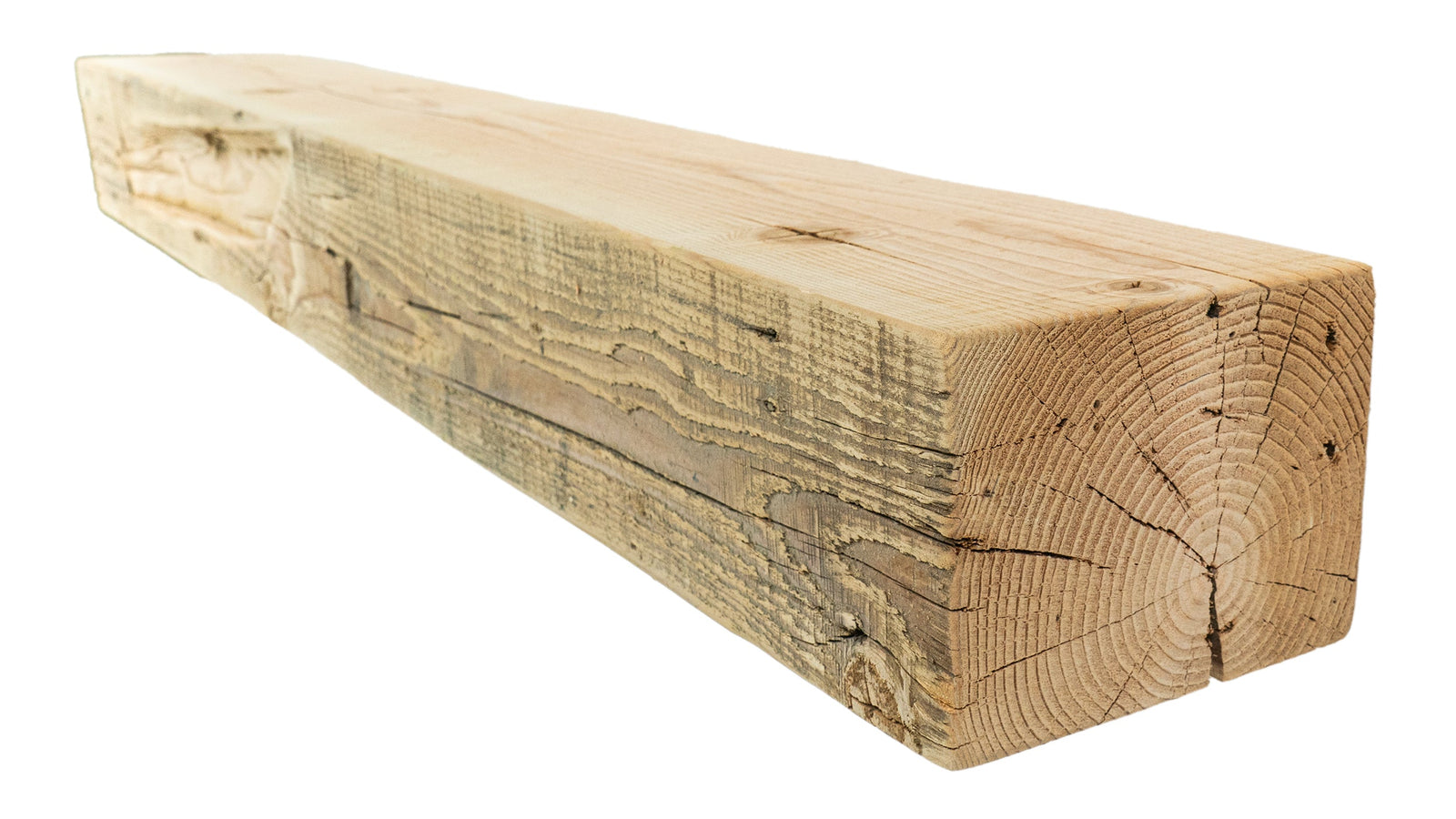 Reclaimed Wood Fireplace Mantel - Dakota Timber Co - Fireplace Mantels