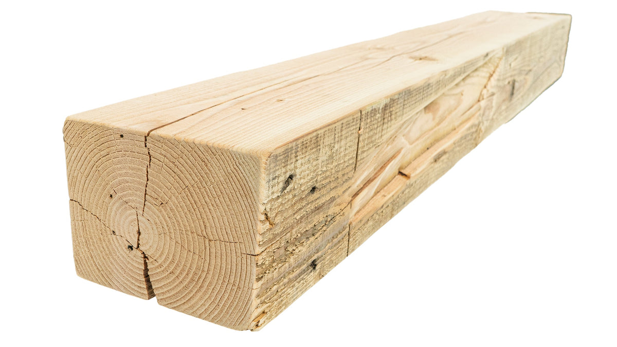 Reclaimed Wood Fireplace Mantel - Dakota Timber Co - Fireplace Mantels