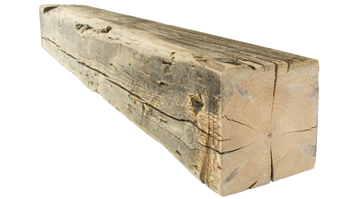 Reclaimed Wood Fireplace Mantel - Dakota Timber Co - Fireplace Mantels