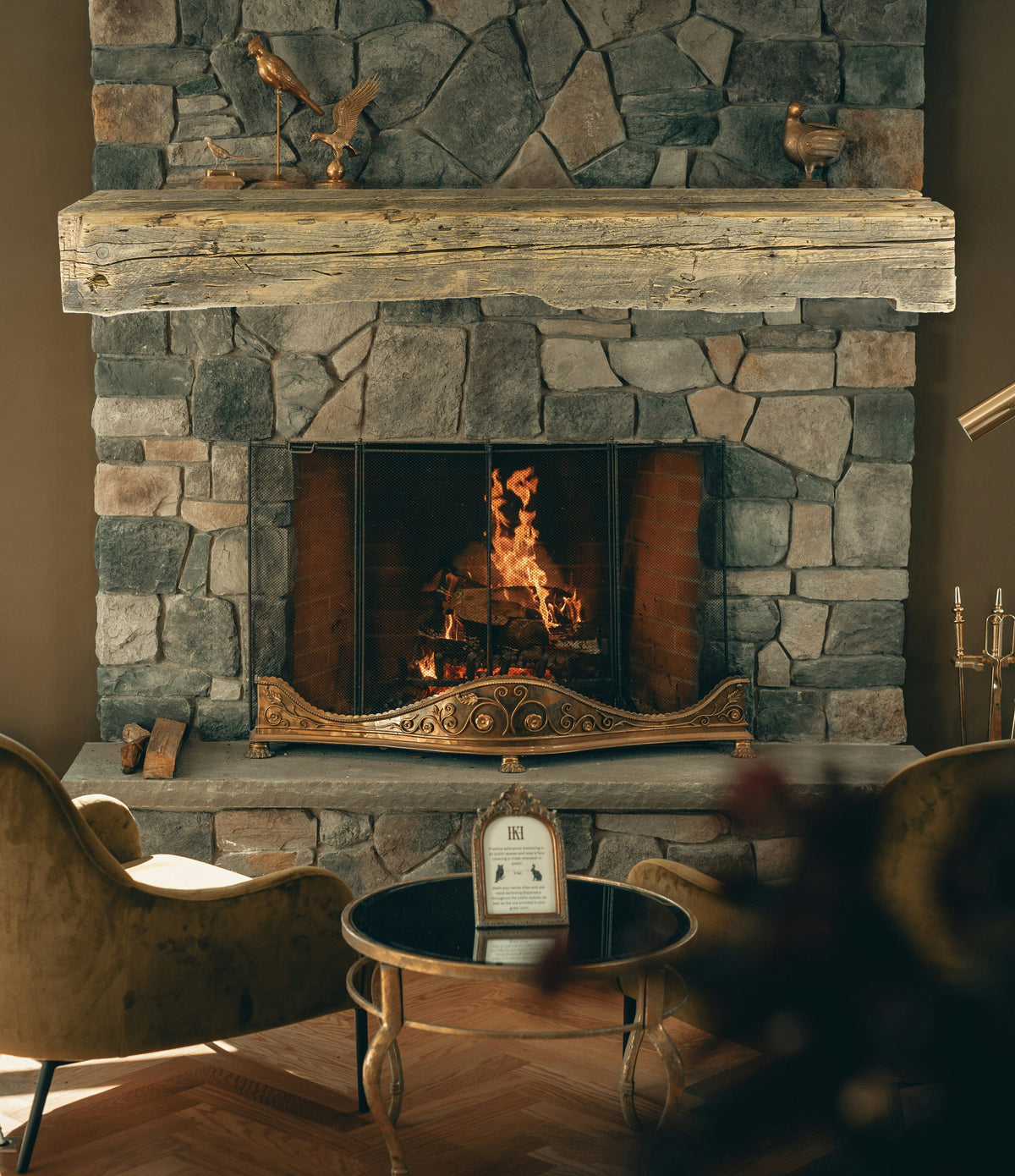 Reclaimed Wood Fireplace Mantel - Dakota Timber Co - Fireplace Mantels