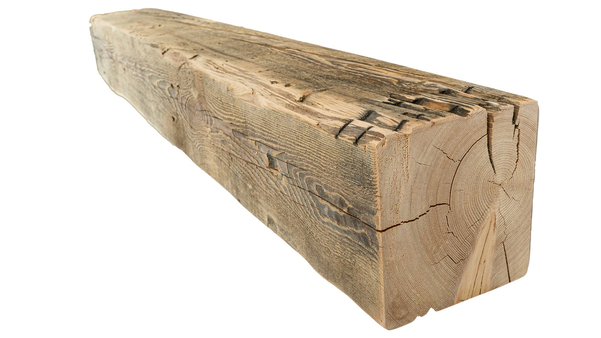 Reclaimed Wood Fireplace Mantel - Dakota Timber Co - Fireplace Mantels