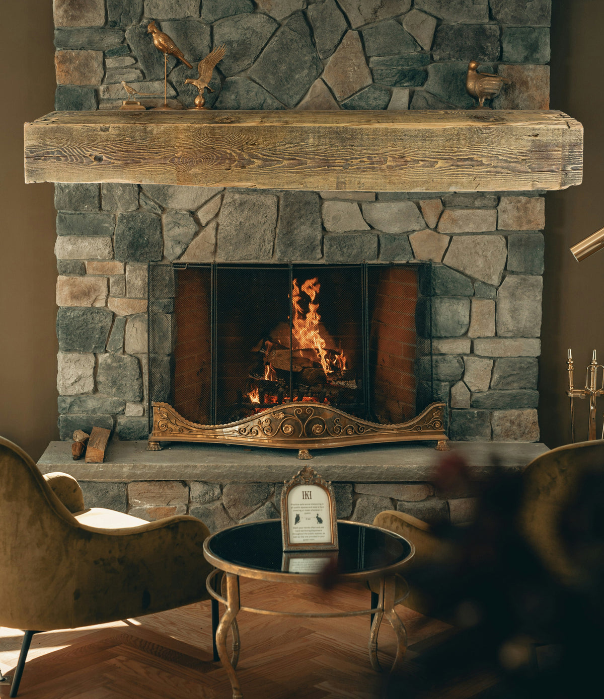 Reclaimed Wood Fireplace Mantel - Dakota Timber Co - Fireplace Mantels