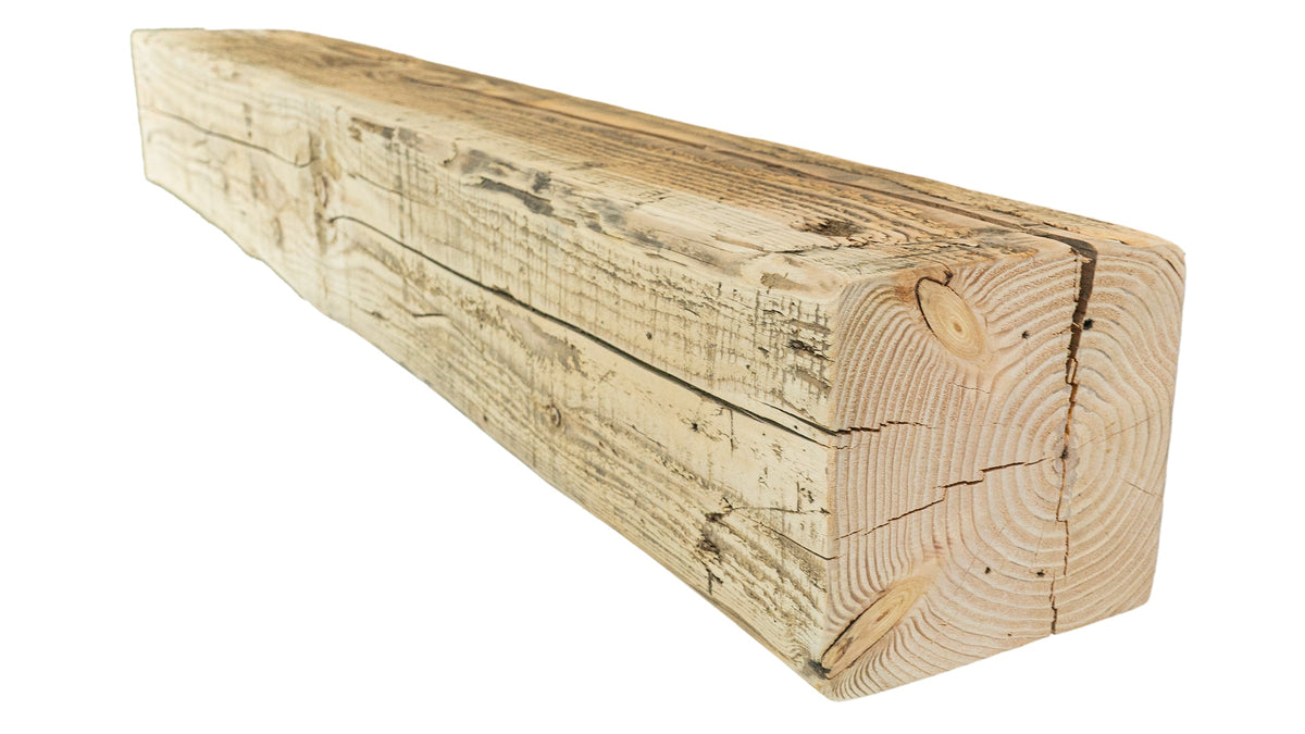 Reclaimed Wood Fireplace Mantel - Dakota Timber Co - Fireplace Mantels