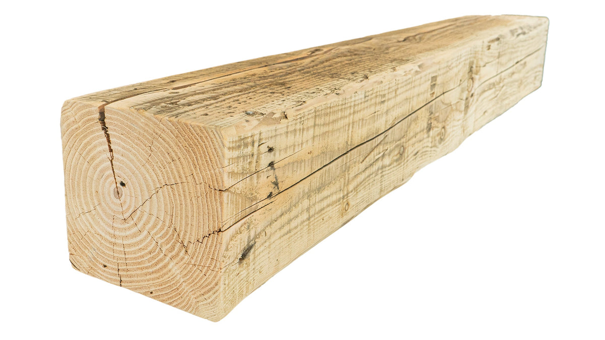 Reclaimed Wood Fireplace Mantel - Dakota Timber Co - Fireplace Mantels