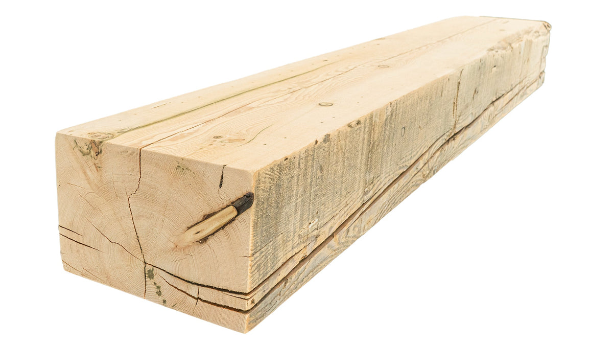Reclaimed Wood Fireplace Mantel - Dakota Timber Co - Fireplace Mantels