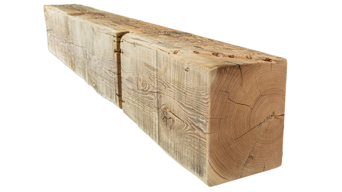 Reclaimed Wood Fireplace Mantel - Dakota Timber Co - Fireplace Mantels