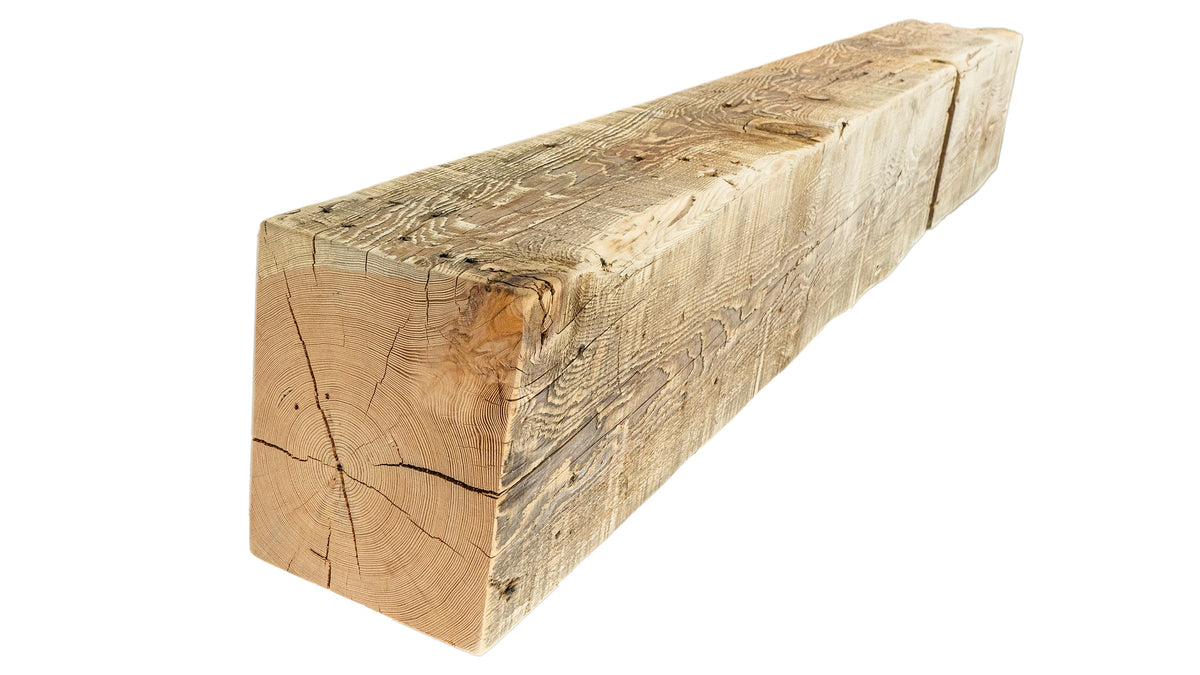 Reclaimed Wood Fireplace Mantel - Dakota Timber Co - Fireplace Mantels