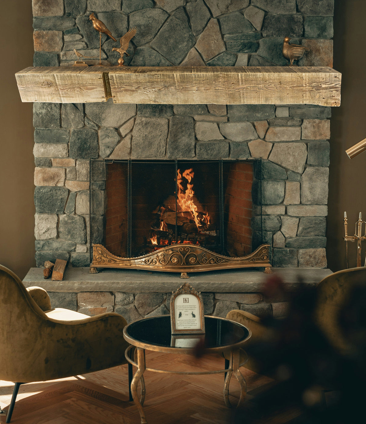 Reclaimed Wood Fireplace Mantel - Dakota Timber Co - Fireplace Mantels