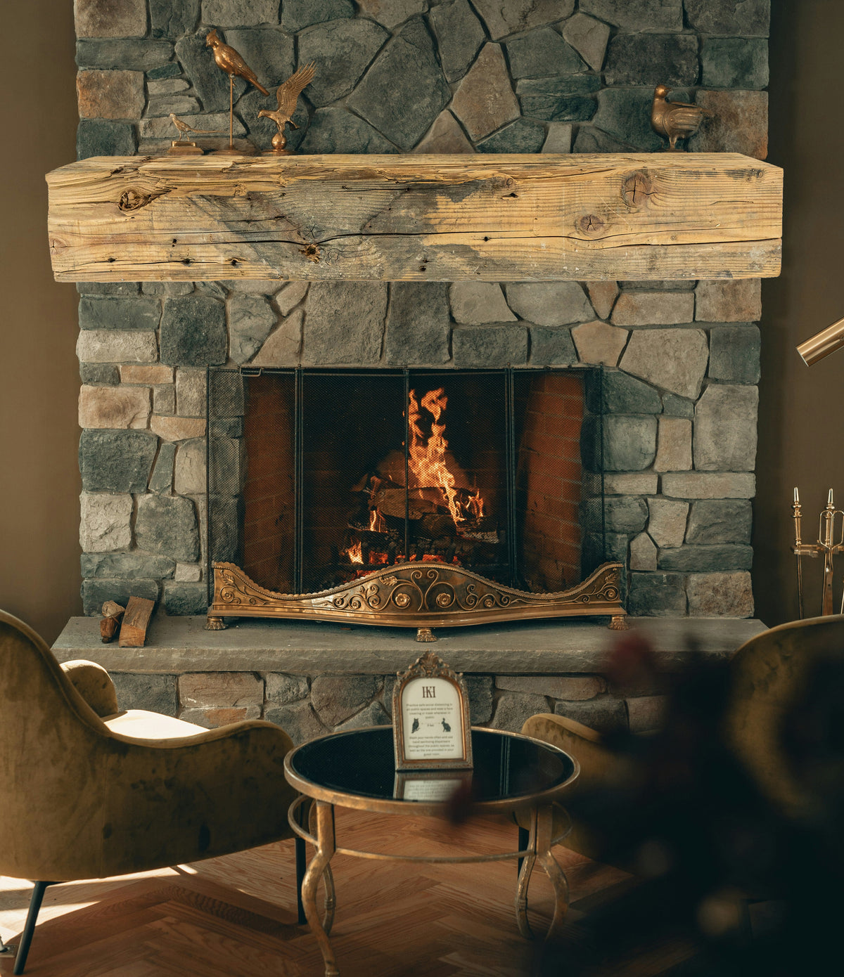 Reclaimed Wood Fireplace Mantel - Dakota Timber Co - Fireplace Mantels