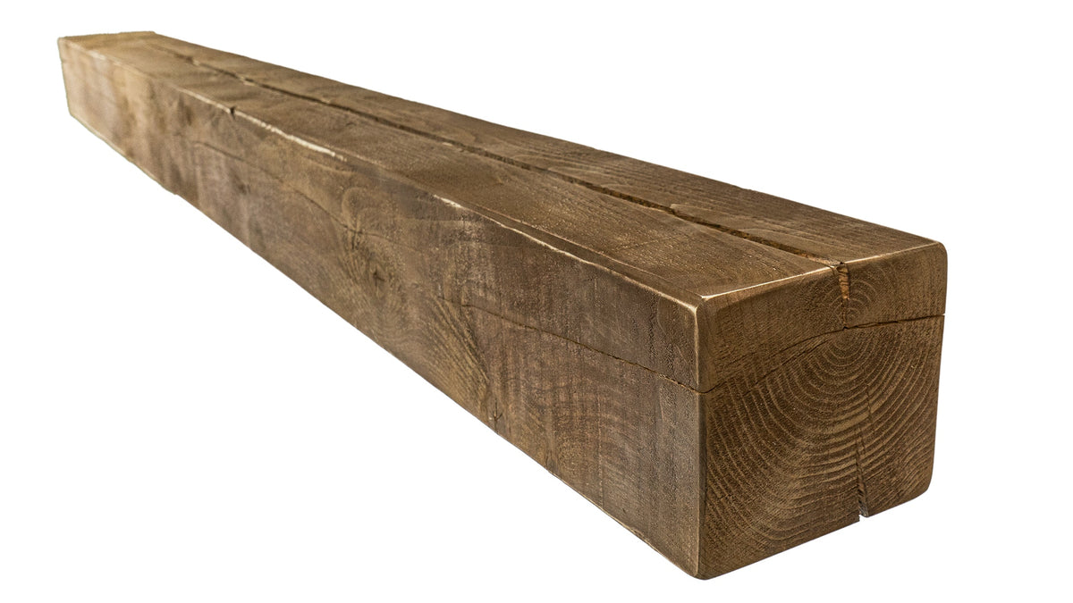 Reclaimed Wood Fireplace Mantel - Dakota Timber Co - Fireplace Mantels