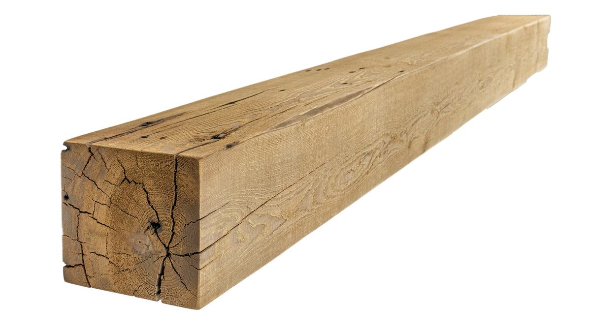 Reclaimed Wood Fireplace Mantel - Dakota Timber Co - Fireplace Mantels