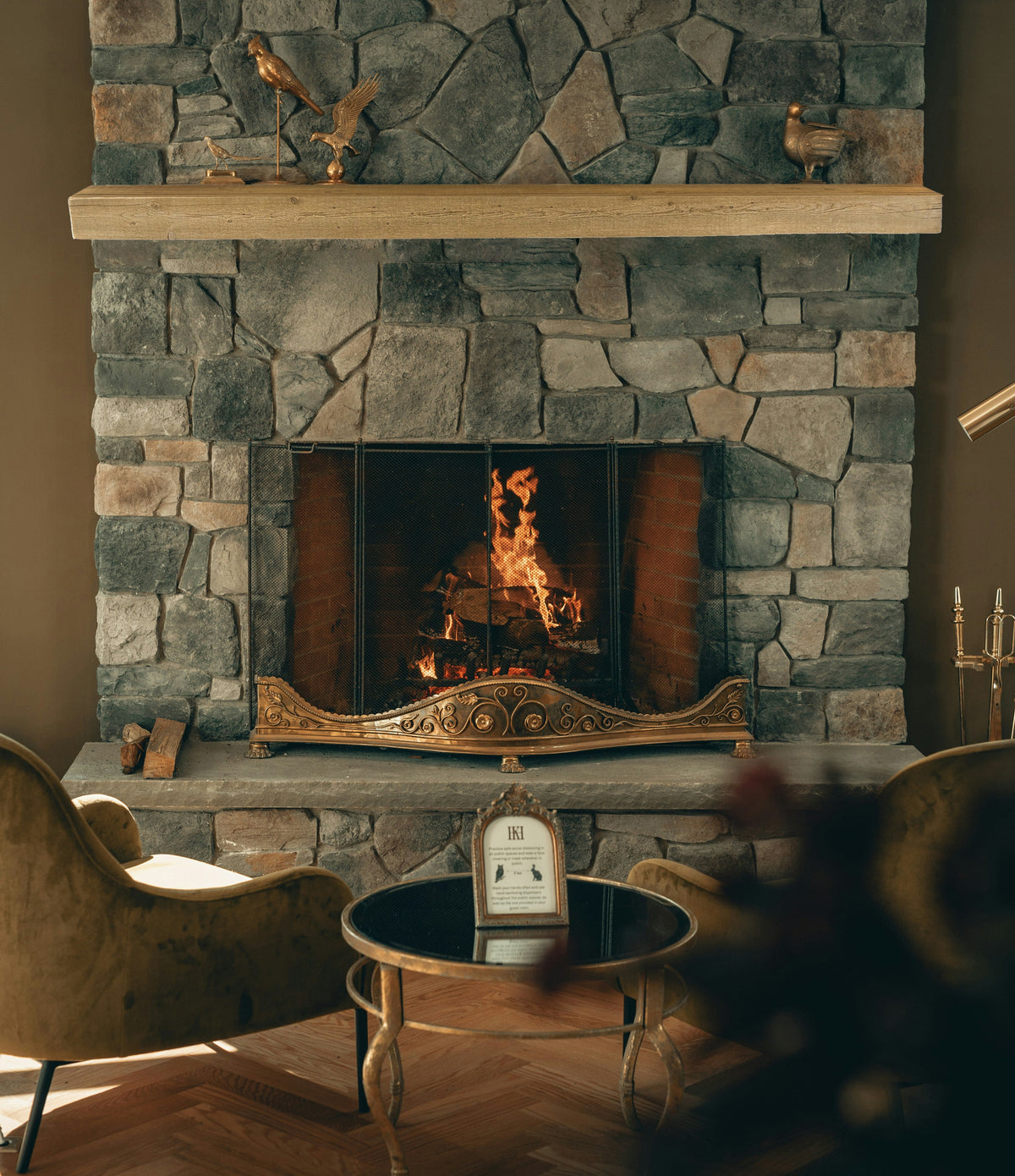 Reclaimed Wood Fireplace Mantel - Dakota Timber Co - Fireplace Mantels