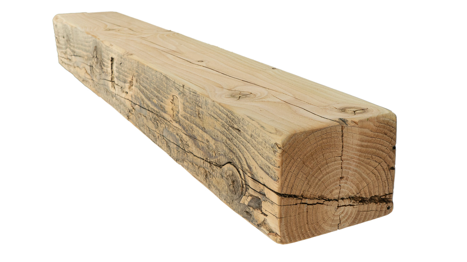 Reclaimed Wood Fireplace Mantel - Dakota Timber Co - Fireplace Mantels