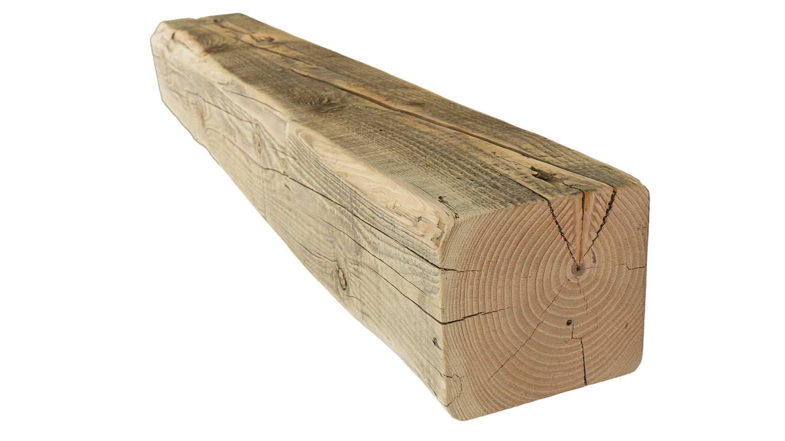 Reclaimed Wood Fireplace Mantel - Dakota Timber Co - Fireplace Mantels