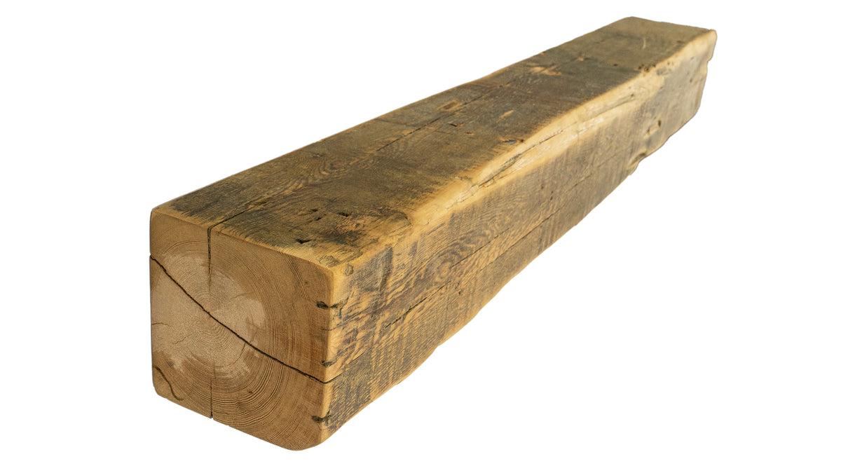 Reclaimed Wood Fireplace Mantel - Dakota Timber Co - Fireplace Mantels