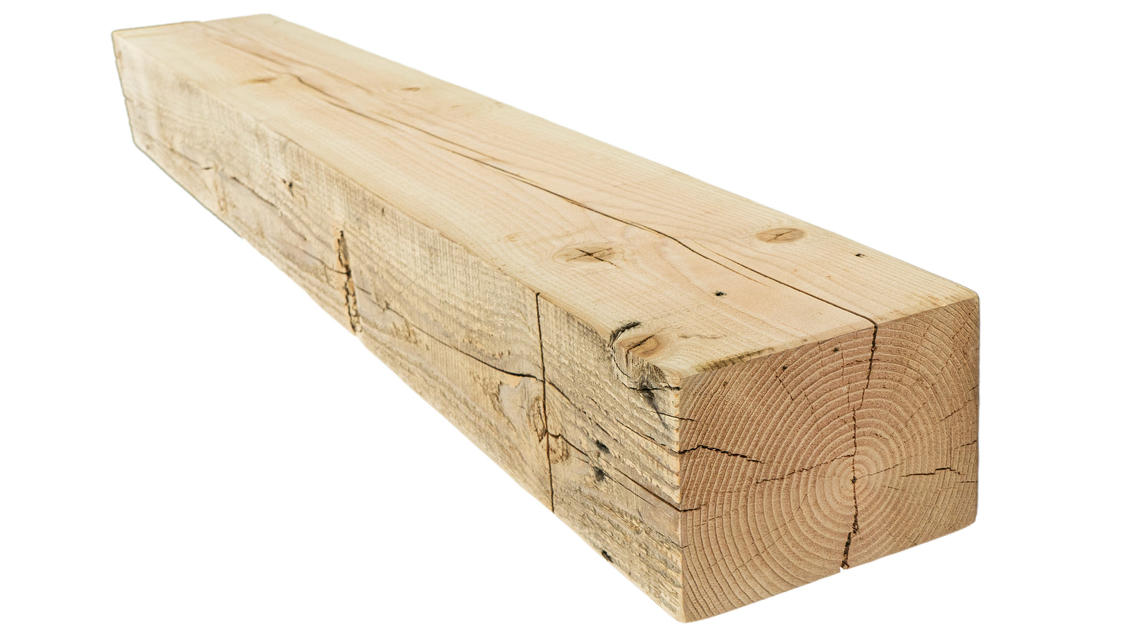 Reclaimed Wood Fireplace Mantel - Dakota Timber Co - Fireplace Mantels
