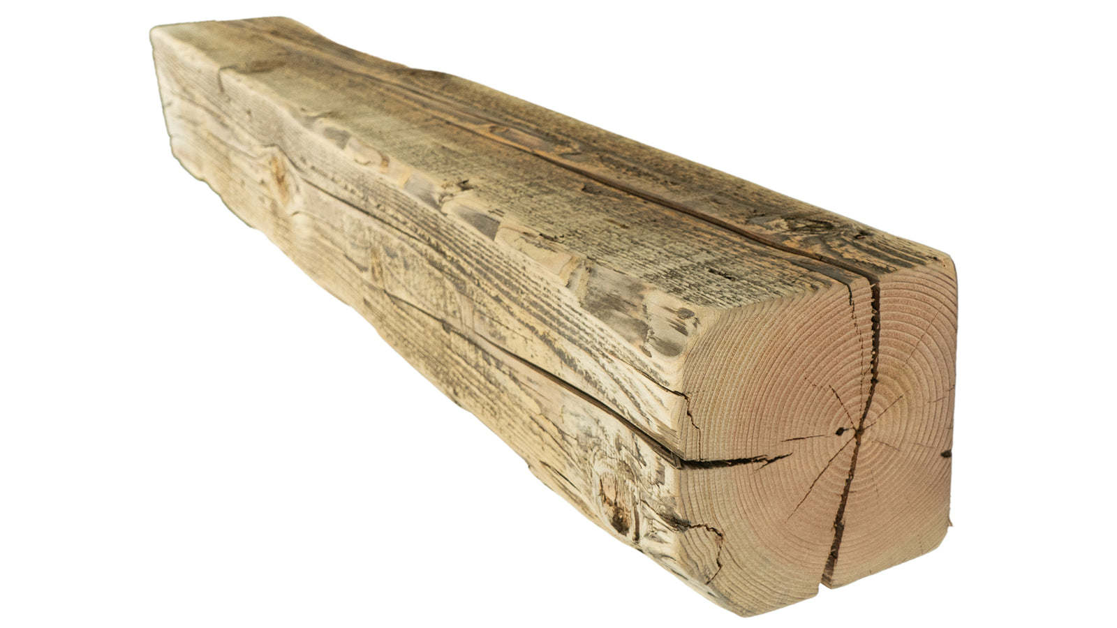 Reclaimed Wood Fireplace Mantel - Dakota Timber Co - Fireplace Mantels