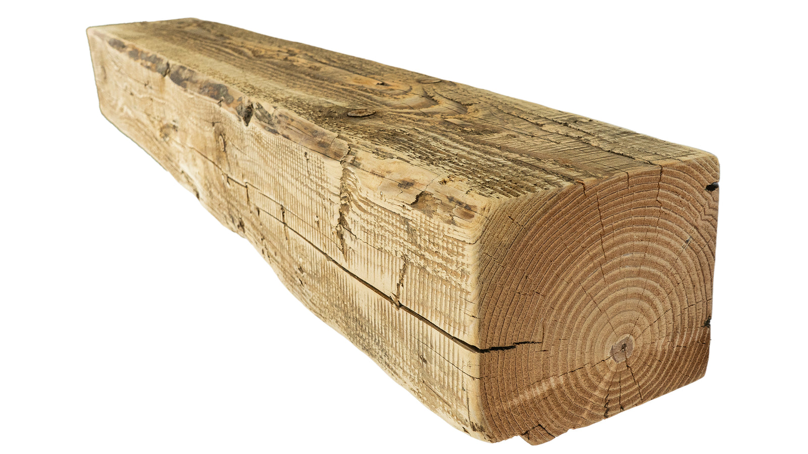 Reclaimed Wood Fireplace Mantel - Dakota Timber Co - Fireplace Mantels