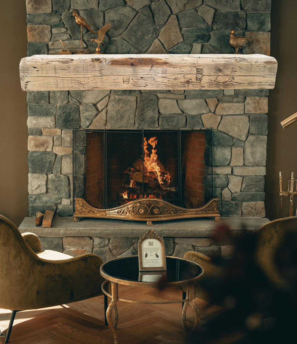 Reclaimed Wood Fireplace Mantel - Dakota Timber Co - Fireplace Mantels