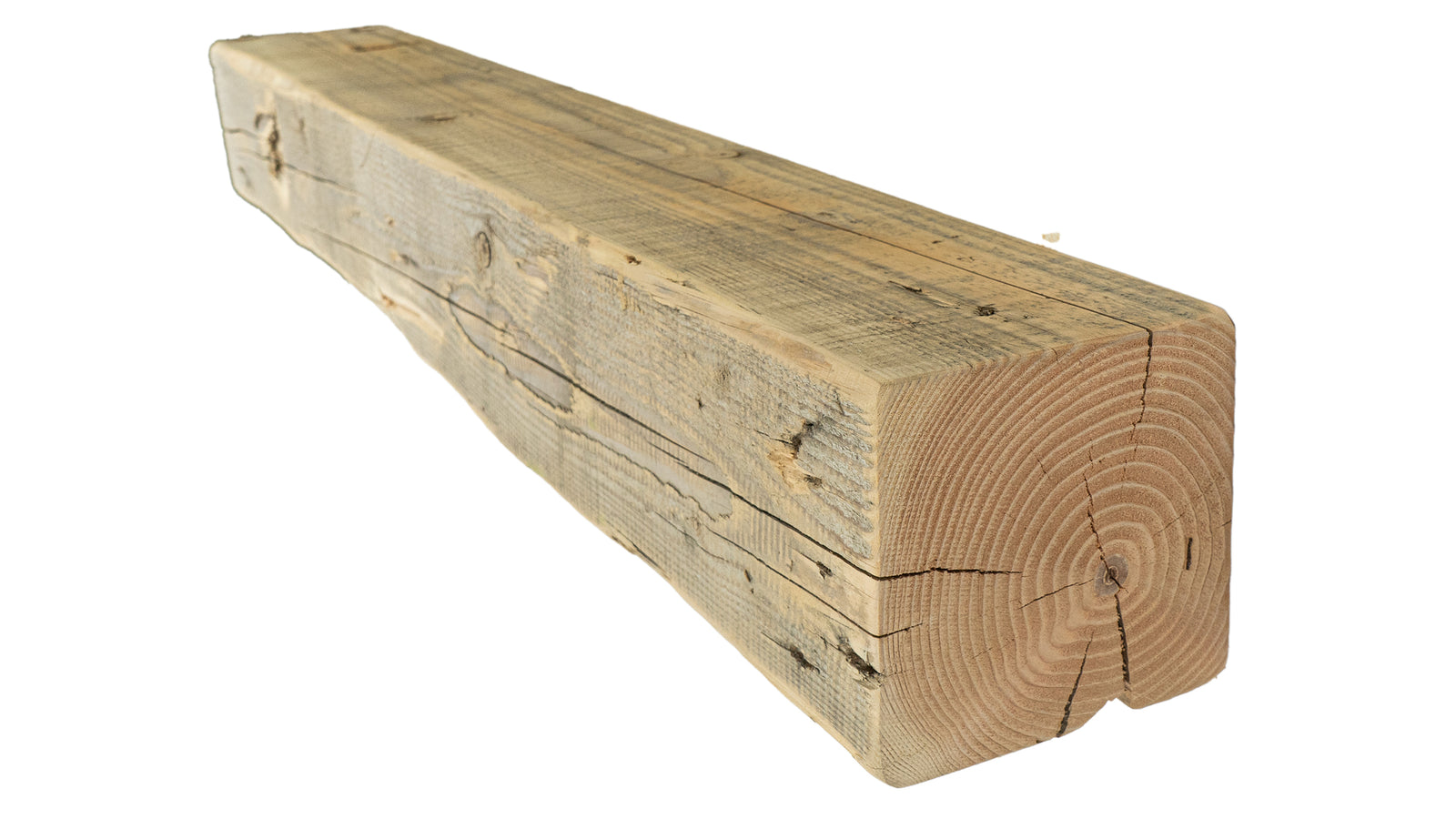 Reclaimed Wood Fireplace Mantel - Dakota Timber Co - Fireplace Mantels