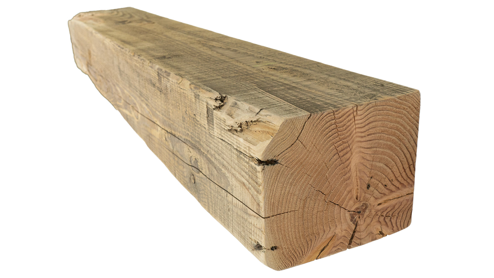 Reclaimed Wood Fireplace Mantel - Dakota Timber Co - Fireplace Mantels